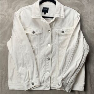 JOES JEANS | XL WOMENS | CASUAL JEAN JACKET in WHITE